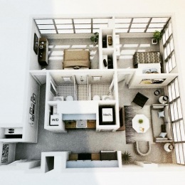 Our B1 floor plan is available to tour soon! Check out our website for upcoming availability.